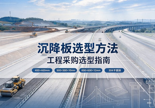 昭苏沉降板选择方法